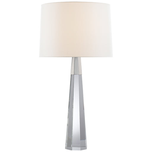 Visual Comfort - ARN 3026CG/PN-L - Two Light Table Lamp - Olsen - Crystal with Polished Nickel