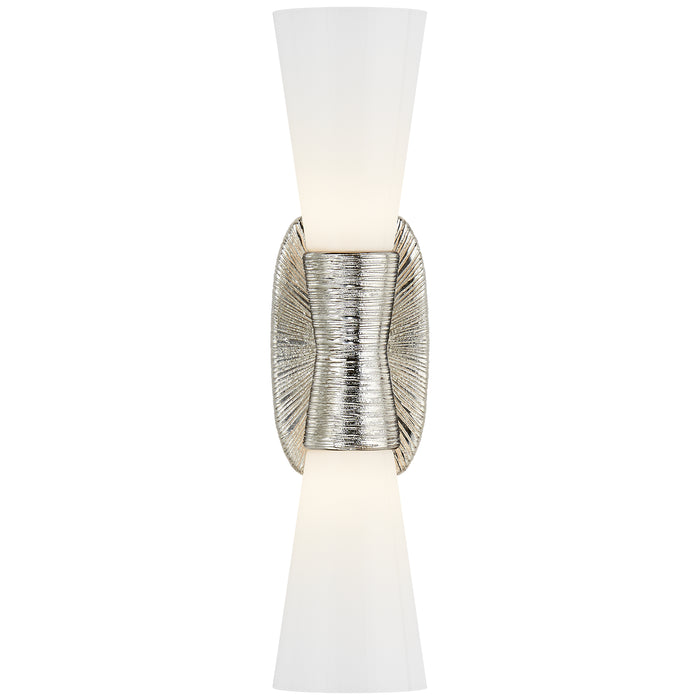 Visual Comfort - KW 2047PN-WG - Two Light Bath Sconce - Utopia - Polished Nickel