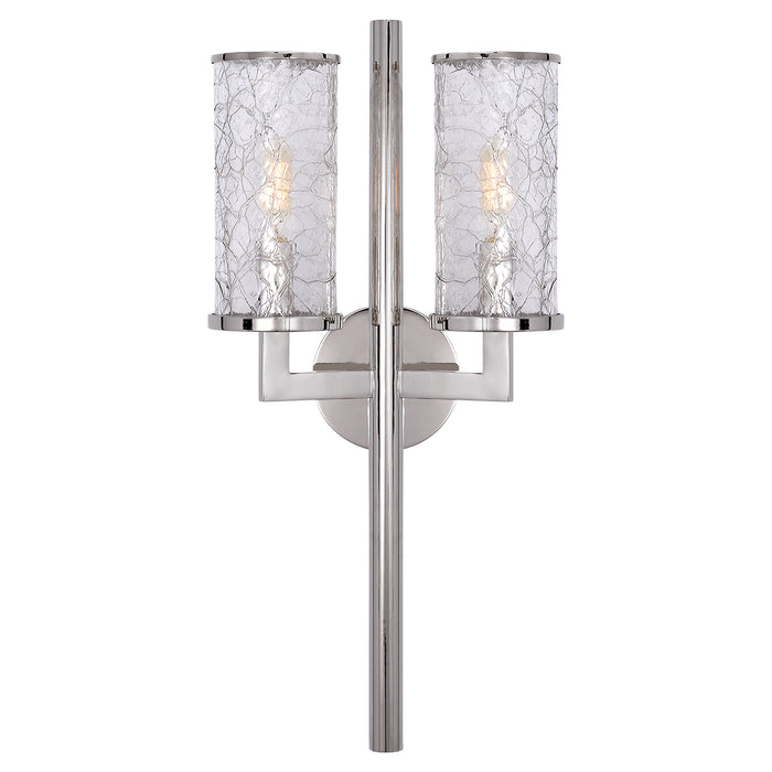 Visual Comfort - KW 2201PN-CRG - Two Light Wall Sconce - Liaison - Polished Nickel