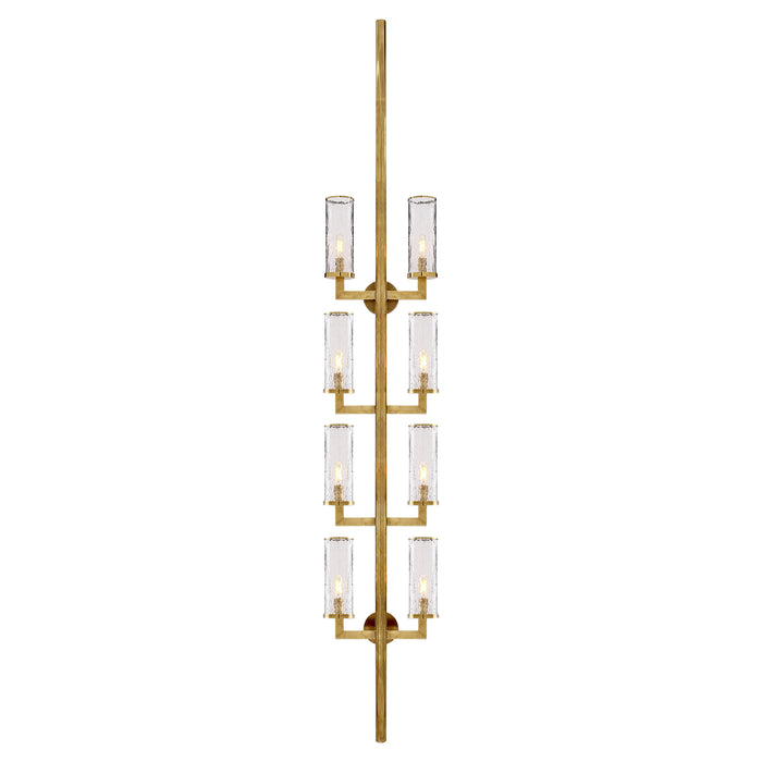Visual Comfort - KW 2204AB-CRG - Eight Light Wall Sconce - Liaison - Antique-Burnished Brass