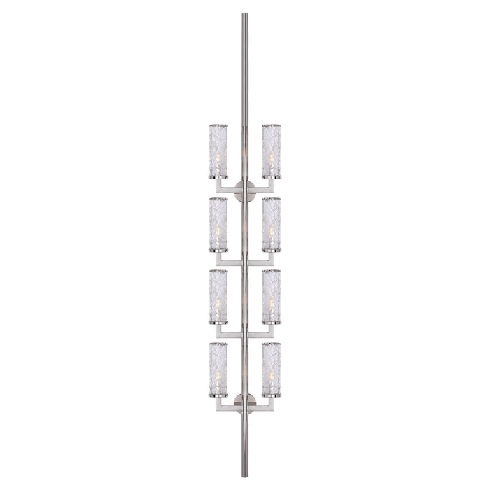 Visual Comfort - KW 2204PN-CRG - Eight Light Wall Sconce - Liaison - Polished Nickel