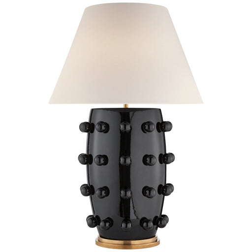 Visual Comfort - KW 3032BLK-L - One Light Table Lamp - Linden - Black Porcelain