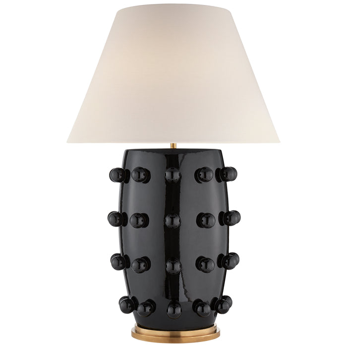 Visual Comfort - KW 3032BLK-L - One Light Table Lamp - Linden - Black Porcelain