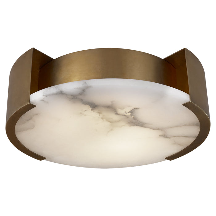 Visual Comfort - KW 4012AB - Two Light Flush Mount - Melange - Antique-Burnished Brass