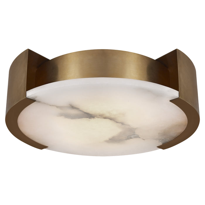 Visual Comfort - KW 4013AB - Two Light Flush Mount - Melange - Antique-Burnished Brass