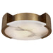 Visual Comfort - KW 4013AB - Two Light Flush Mount - Melange - Antique-Burnished Brass