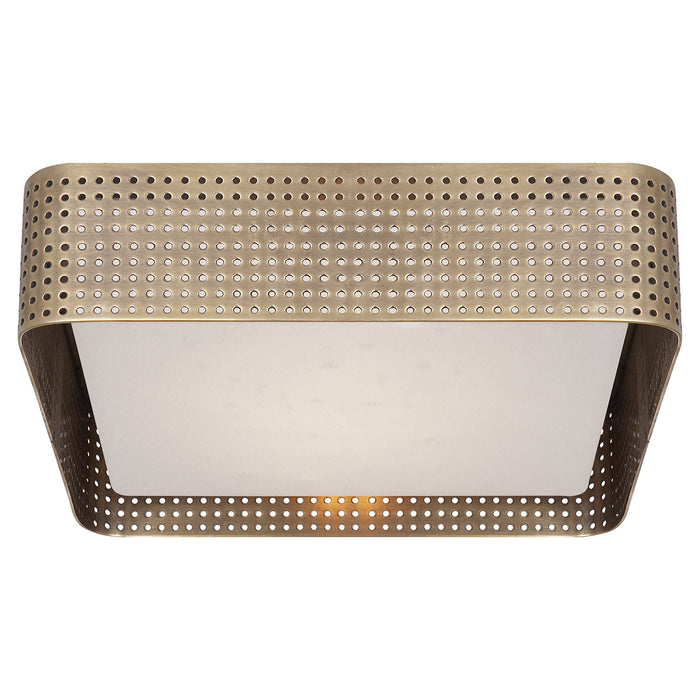 Visual Comfort - KW 4061AB-CDG - Two Light Flush Mount - Precision - Antique-Burnished Brass