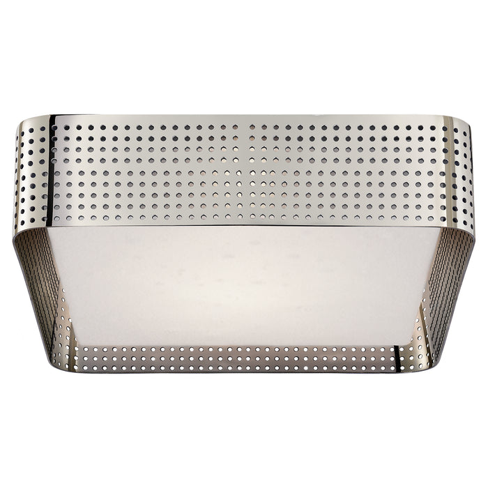 Visual Comfort - KW 4061PN-CDG - Two Light Flush Mount - Precision - Polished Nickel