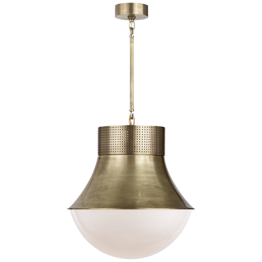 Visual Comfort - KW 5223AB-WG - One Light Pendant - Precision - Antique-Burnished Brass