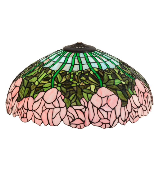 Meyda Tiffany - 10337 - Shade - Tiffany Cabbage Rose - Purple/Blue Pink