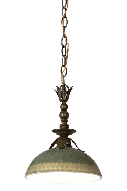 Meyda Tiffany - 168375 - One Light Pendant - Hemisphere - Antique Brass