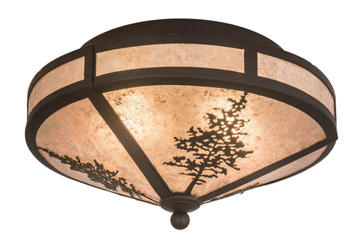 Meyda Tiffany - 172117 - Two Light Flushmount - Tamarack - Oil Rubbed Bronze