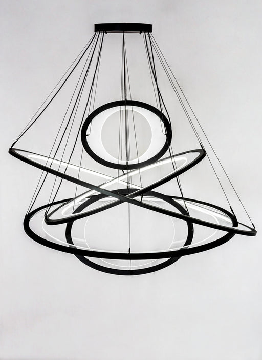 Meyda Tiffany - 174918 - LED Pendant - Anillo - Nickel