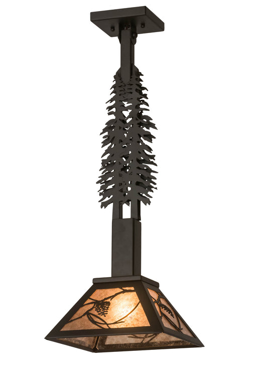 Meyda Tiffany - 175101 - One Light Pendant - Whispering Pines - Oil Rubbed Bronze