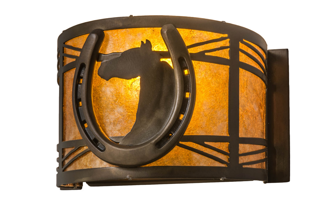 Meyda Tiffany - 176944 - One Light Wall Sconce - Horseshoe - Antique Copper