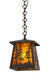Meyda Tiffany - 177127 - One Light Mini Pendant - Tall Pines - Wrought Iron
