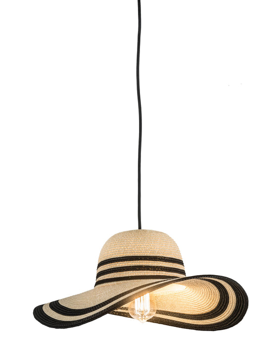 Meyda Tiffany - 177157 - One Light Pendant - Castiliolite Cappelli - Craftsman Brown