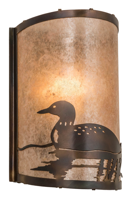 Meyda Tiffany - 178371 - One Light Wall Sconce - Loon - Antique Copper,Burnished