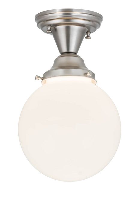 Meyda Tiffany - 178884 - One Light Flushmount - Revival - Brushed Nickel