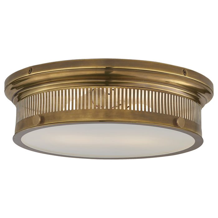 Visual Comfort - CHC 4392AB-WG - Two Light Flush Mount - Alderly - Antique-Burnished Brass