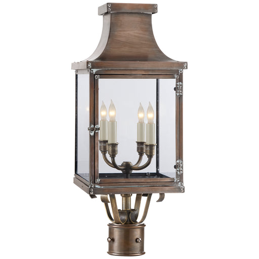 Visual Comfort - CHO 7820NC-CG - Four Light Post Lantern - Bedford - Natural Copper