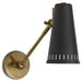 Visual Comfort - TOB 2065HAB-BLK - One Light Wall Sconce - Antonio - Hand-Rubbed Antique Brass