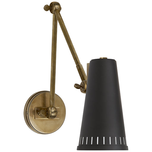 Visual Comfort - TOB 2066HAB-BLK - One Light Wall Sconce - Antonio - Hand-Rubbed Antique Brass