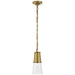 Visual Comfort - TOB 5751HAB-SG - One Light Pendant - Robinson - Hand-Rubbed Antique Brass