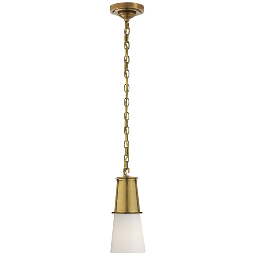 Visual Comfort - TOB 5751HAB-WG - One Light Pendant - Robinson - Hand-Rubbed Antique Brass