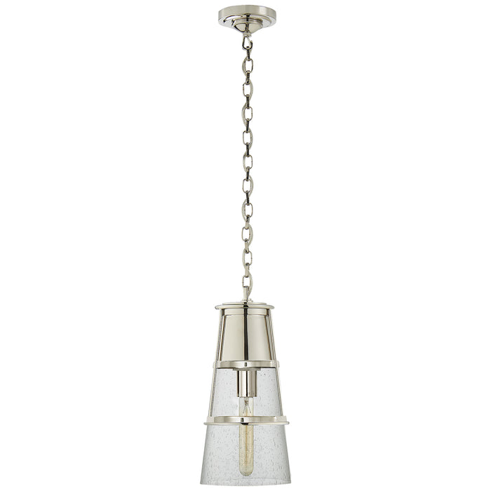 Visual Comfort - TOB 5752PN-SG - One Light Pendant - Robinson - Polished Nickel