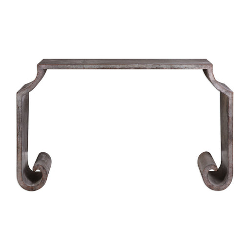 Uttermost - 24672 - Console Table - Agathon - Rust Bronze And Aged Stone Gray