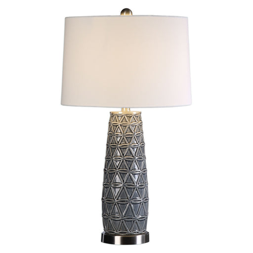 Uttermost - 27219 - One Light Table Lamp - Cortinada - Brushed Nickel