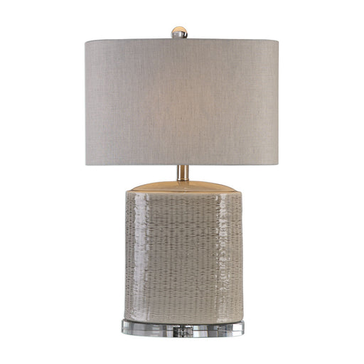 Uttermost - 27231-1 - One Light Table Lamp - Modica - Brushed Nickel