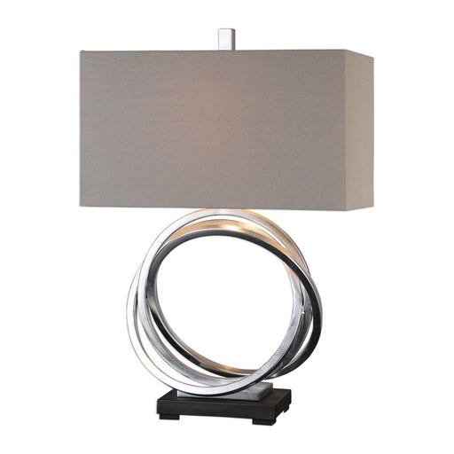 Uttermost - 27310-1 - One Light Table Lamp - Soroca - Metallic Silver Leaf