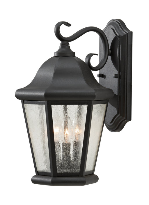 Generation Lighting - OL5902BK - Three Light Outdoor Wall Lantern - Martinsville - Black