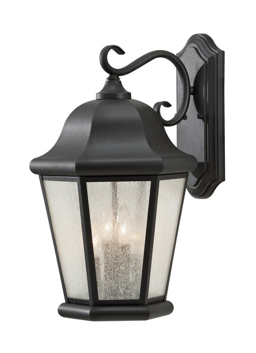 Generation Lighting - OL5904BK - Four Light Outdoor Wall Lantern - Martinsville - Black