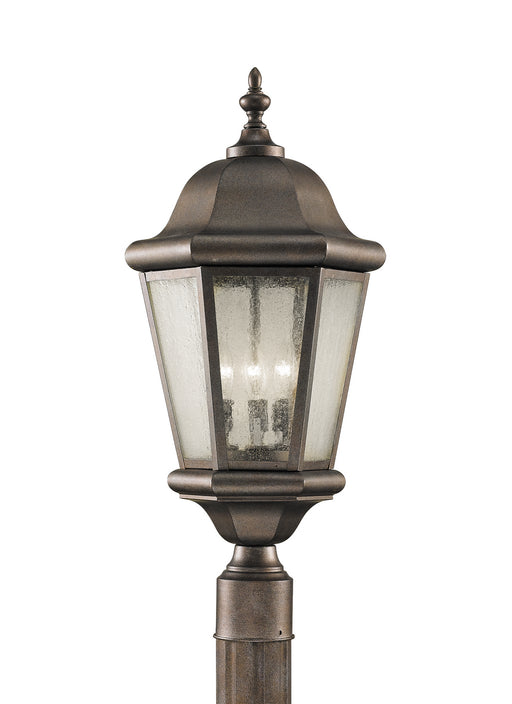 Generation Lighting - OL5907CB - Three Light Outdoor Post Lantern - Martinsville - Corinthian Bronze