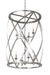 Meyda Tiffany - 172872 - Eight Light Pendant - Desmond - Brushed Nickel