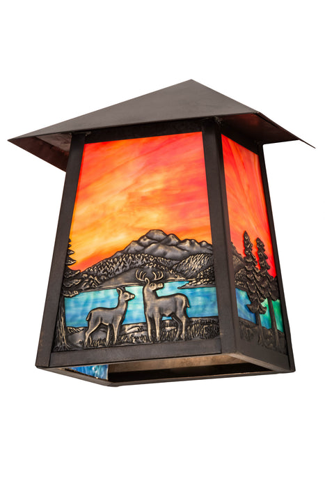 Meyda Tiffany - 177672 - One Light Wall Sconce - Stillwater - Craftsman Brown