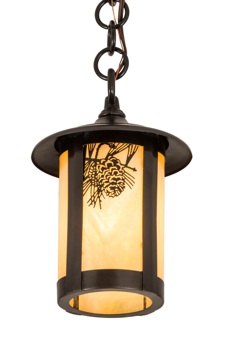 Meyda Tiffany - 90066 - One Light Pendant - Fulton - Craftsman Brown