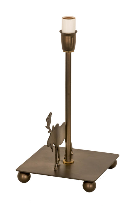 Meyda Tiffany - 179117 - One Light Table Base - Lone Moose - Antique Copper