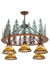 Meyda Tiffany - 180201 - Five Light Chandelier - Nuevo Mission - Rust