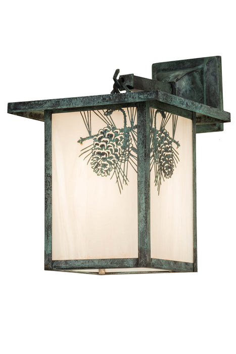 Meyda Tiffany - 43067 - One Light Wall Sconce - Hyde Park - Verdigris