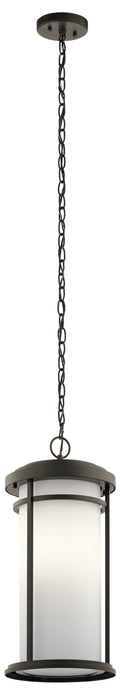 Kichler - 49689OZ - One Light Outdoor Pendant - Toman - Olde Bronze