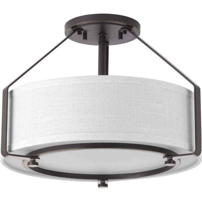 Ratio Semi-Flush Mount-Pendants-Progress Lighting-Lighting Design Store