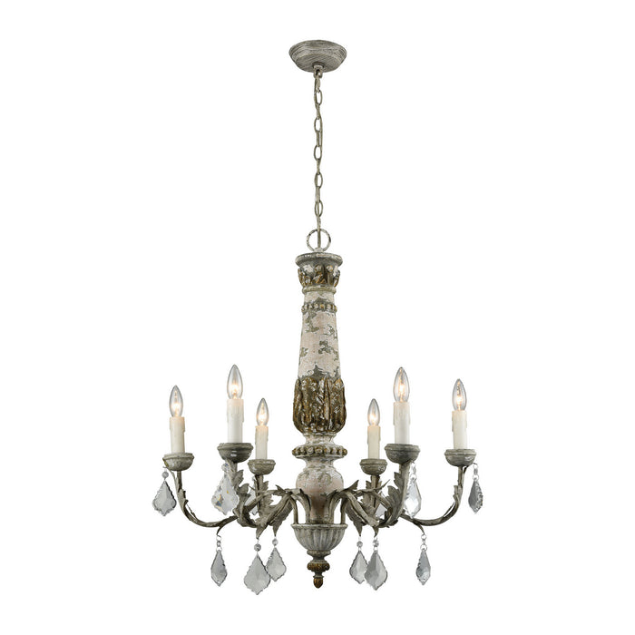 Elk Home - 1202-005 - Six Light Chandelier - Genevi?ve - Iron