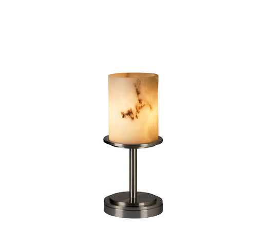 Justice Designs - CLD-8798-10-NCKL - One Light Table Lamp - Clouds - Brushed Nickel