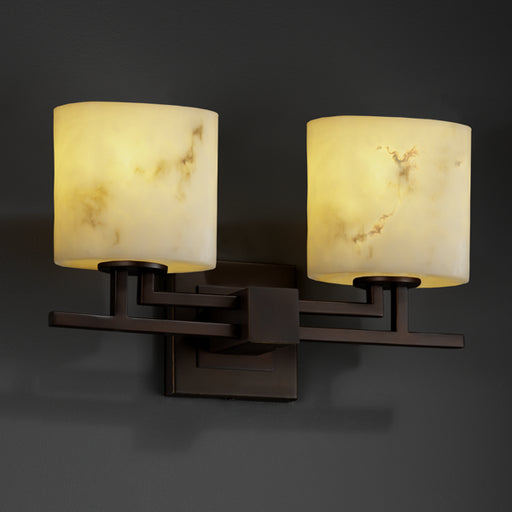 Justice Designs - FAL-8702-30-DBRZ - Two Light Bath Bar - LumenAria - Dark Bronze