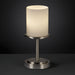 Justice Designs - FSN-8798-10-OPAL-NCKL - One Light Table Lamp - Fusion - Brushed Nickel