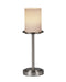 Justice Designs - FSN-8799-10-OPAL-NCKL - One Light Table Lamp - Fusion - Brushed Nickel